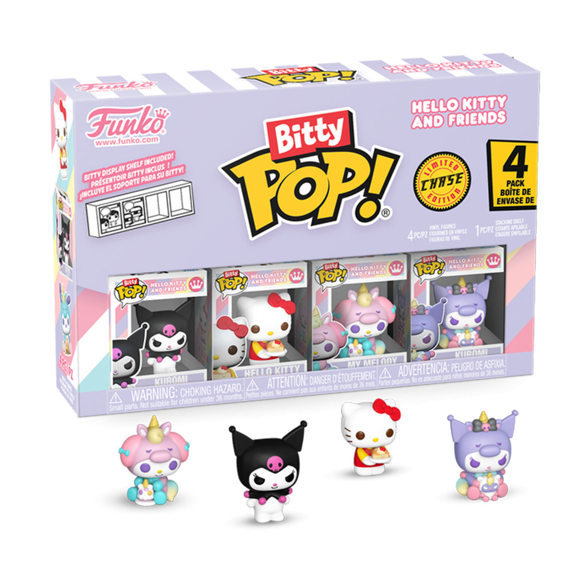Набір фігурок Funko Bitty Pop — Санріо Куромі (Sanrio Kuromi) — 2.5 см в асортименті