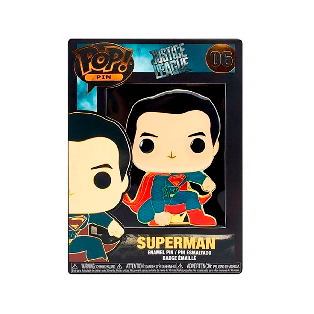 Пін колекційний Funko Pop DC Comics Superman - Супермен Багатоколірний — превʼю 1