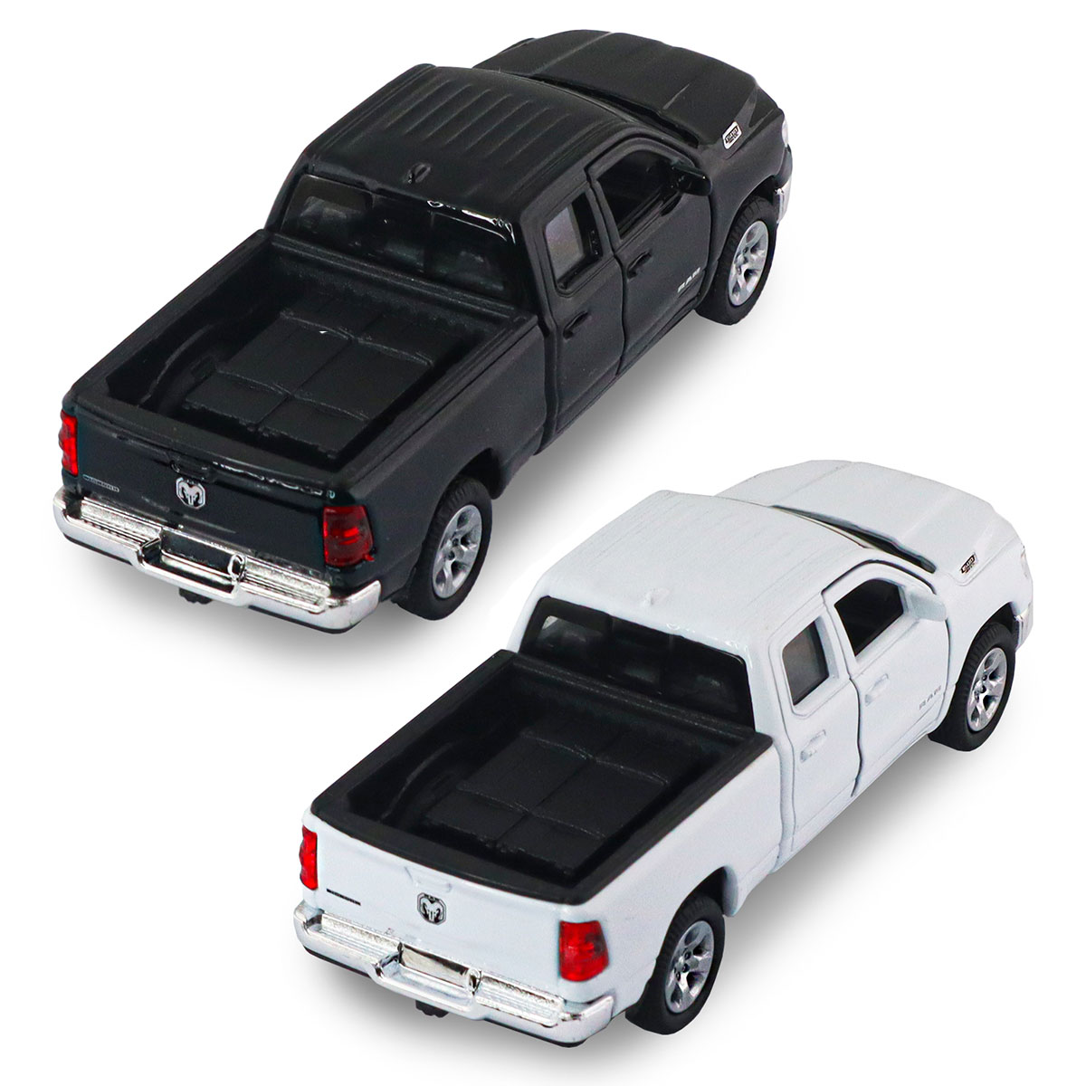 Автомодель RAM 1500 2019 Techno Drive металева 1:43 Біла — превʼю 11