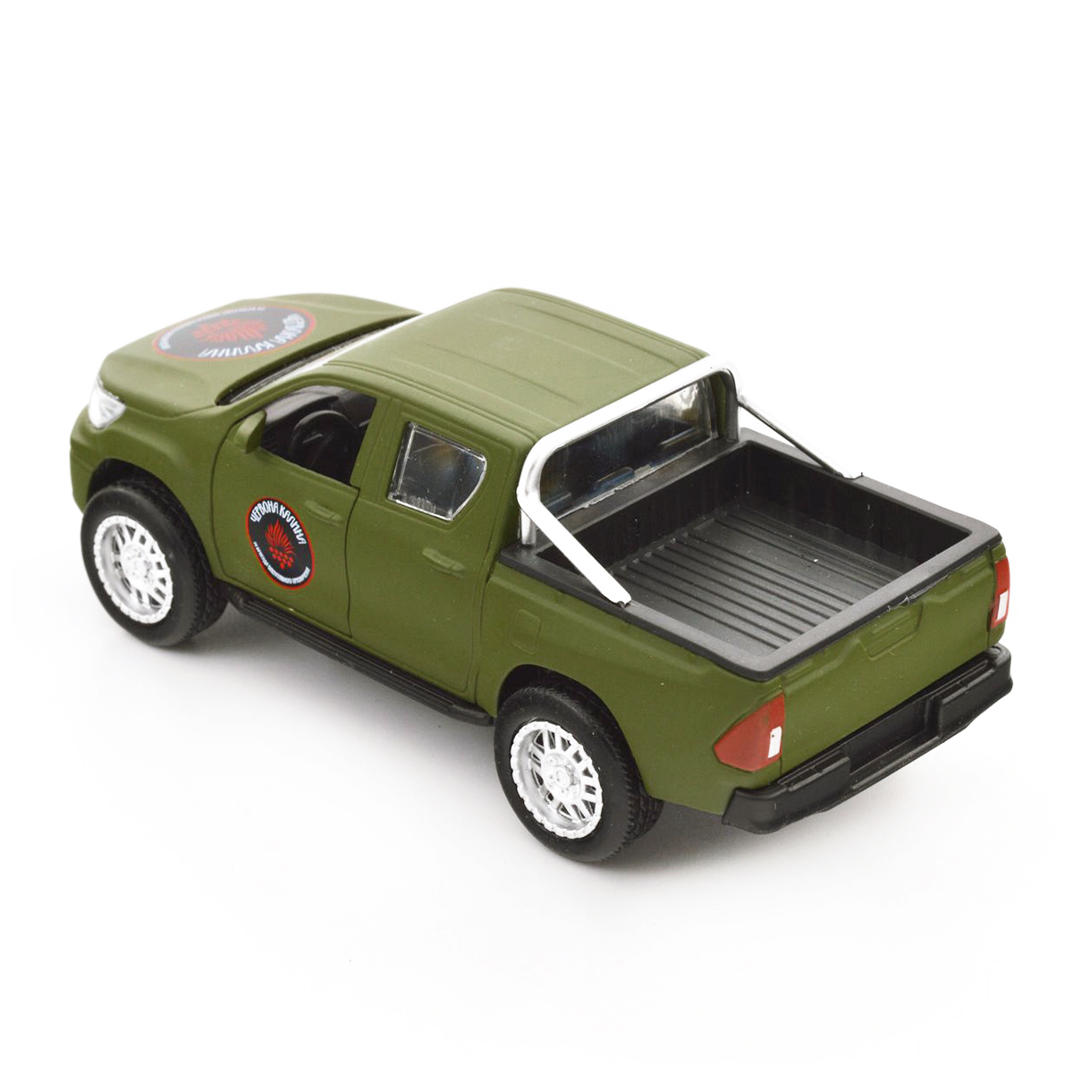 Автомодель TechnoDrive Toyota Hilux Червона калина 1:40 металева — превʼю 10