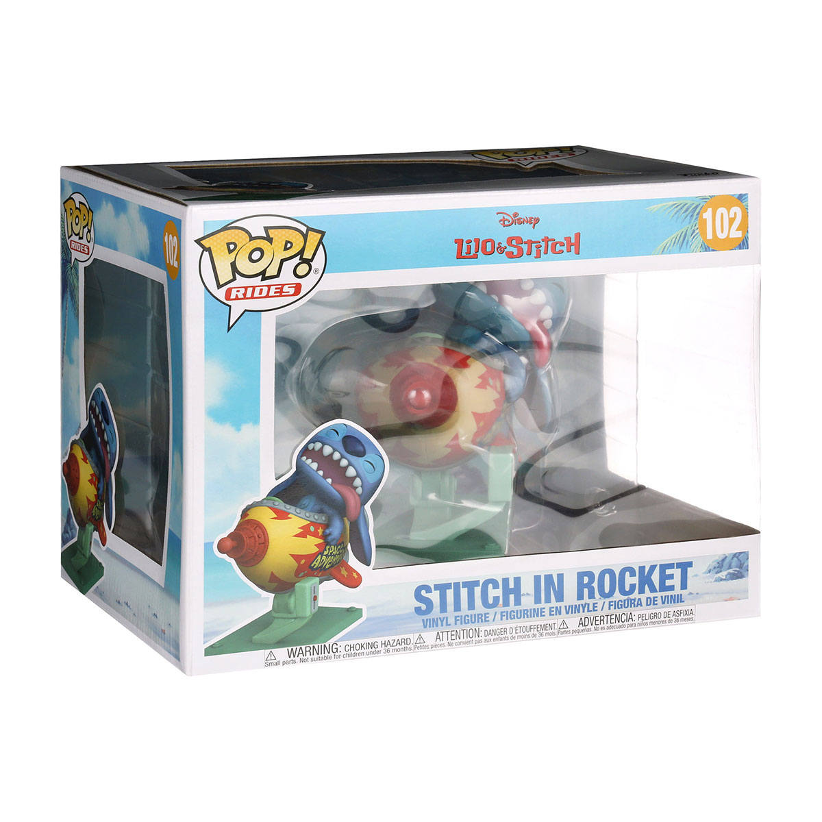 Ігрова фігурка Stitch in Rocket - Funko POP Disney - колекційна іграшка Синій — превʼю 6