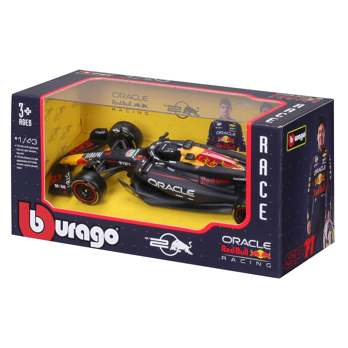 Автомодель Bburago Red Bull Racing RB20 2024 1:43 металева — превʼю 7