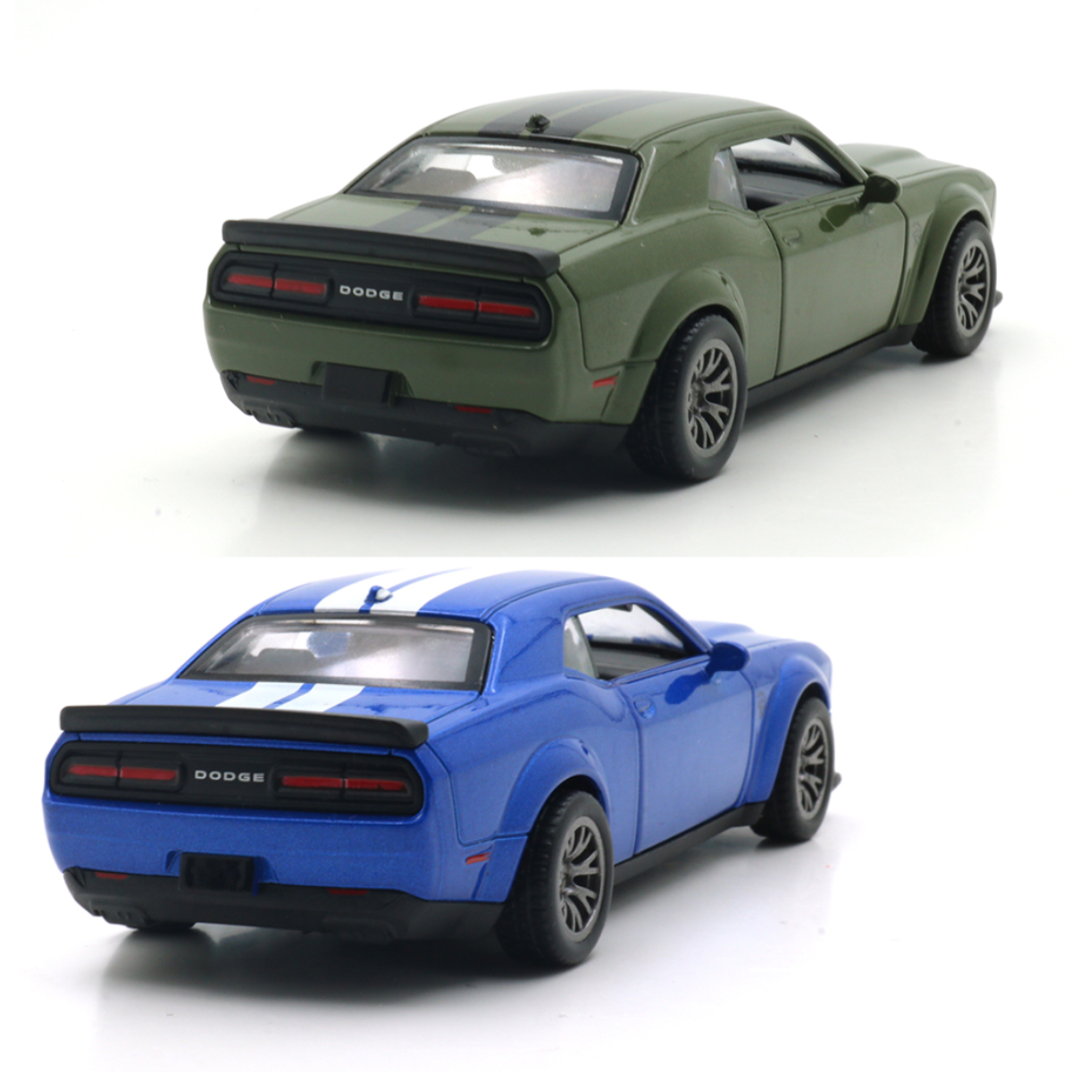Автомодель Dodge Challenger SRT Jailbreak 2022 Techno Drive 1:44 Металева Синя — превʼю 3