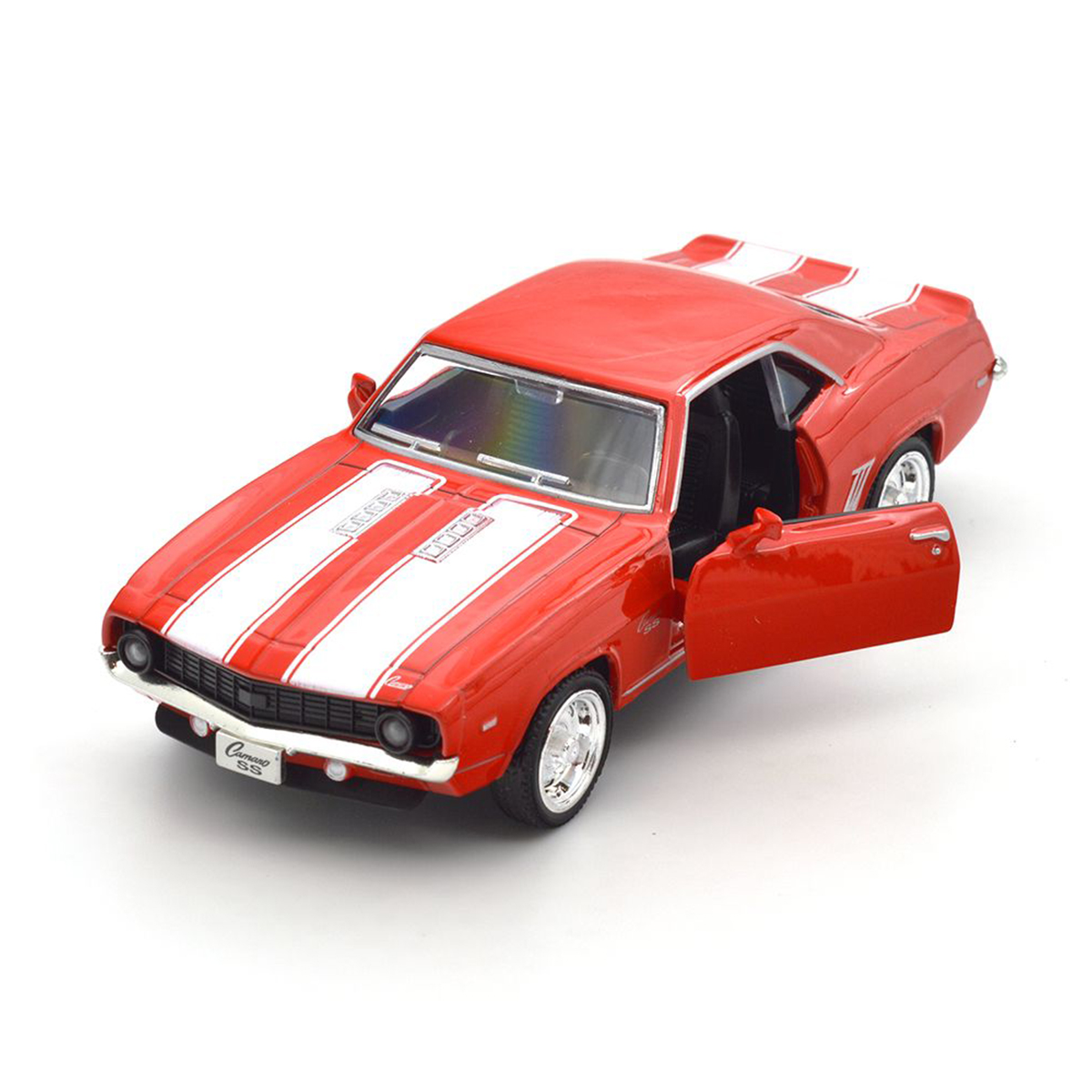 Автомодель Chevrolet Camaro 1969 Techno Drive 1:32 металева Червона — превʼю 9
