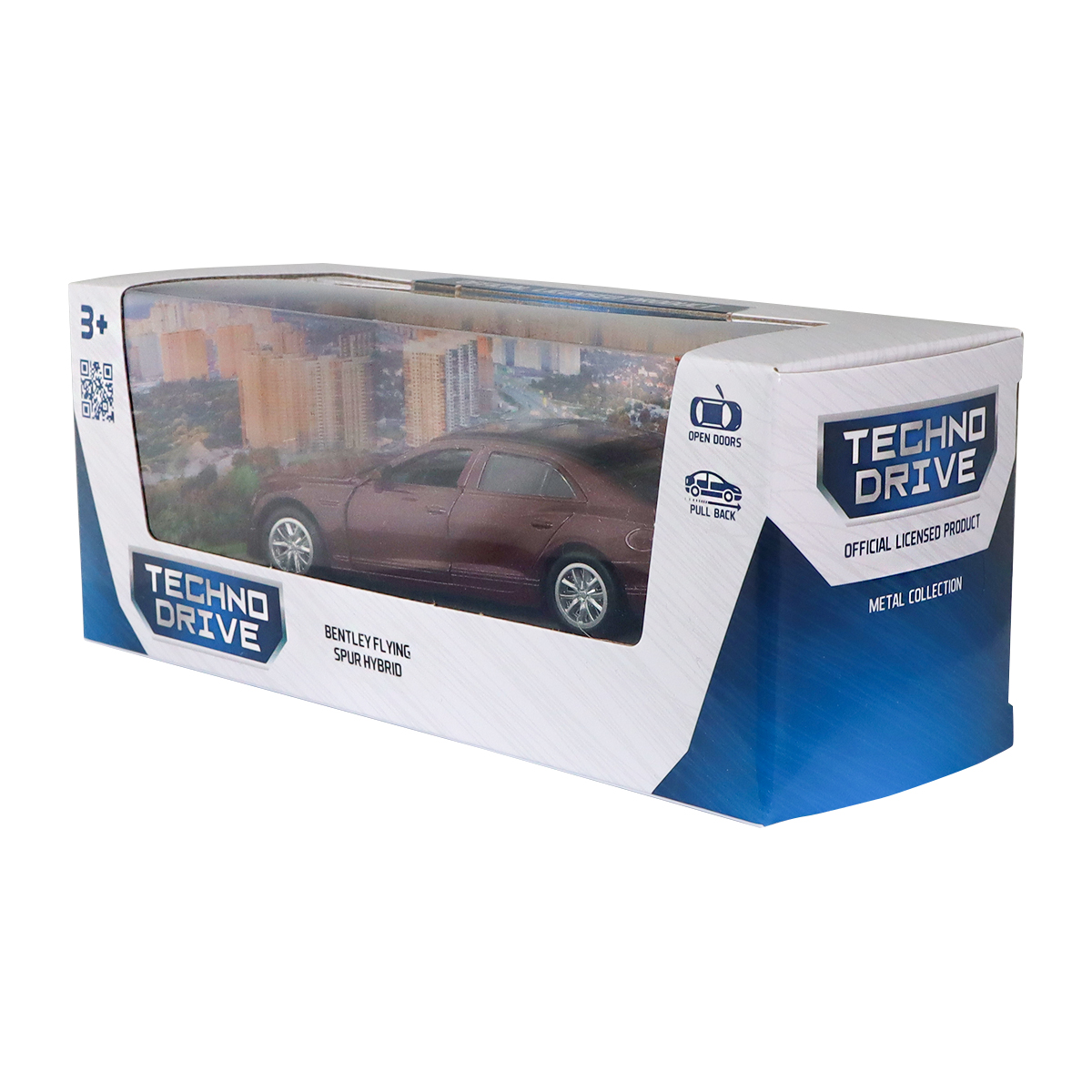 Автомодель Techno Drive Bentley Flying Spur Hybrid 1:47 металева — превʼю 3