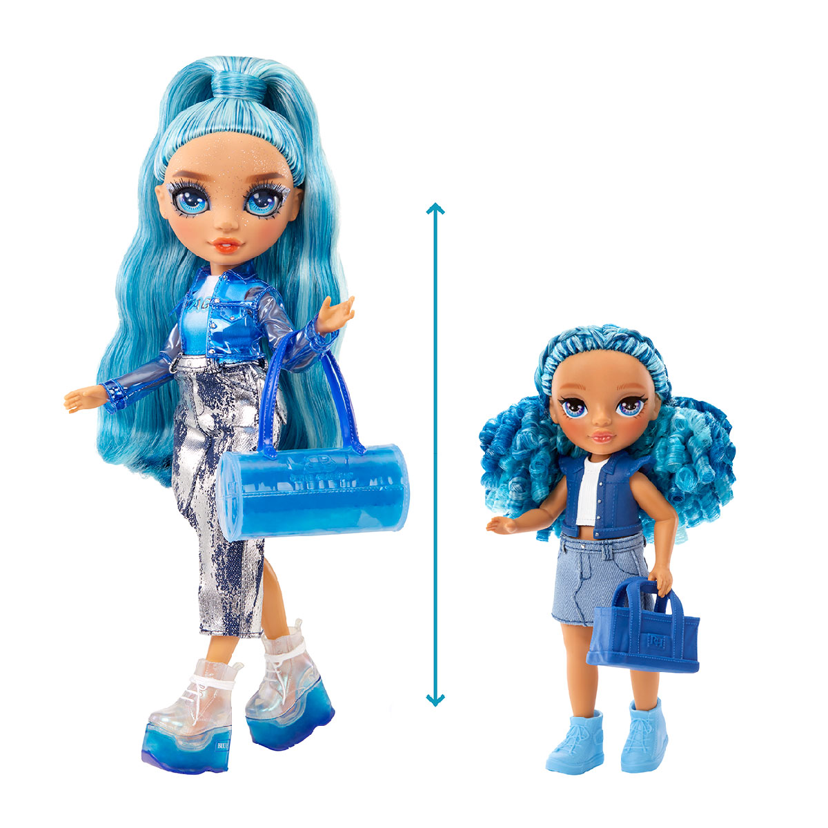 Ігровий набір лялька Rainbow High Littles Сапфіра з улюбленцем 15 cm Синій — превʼю 6
