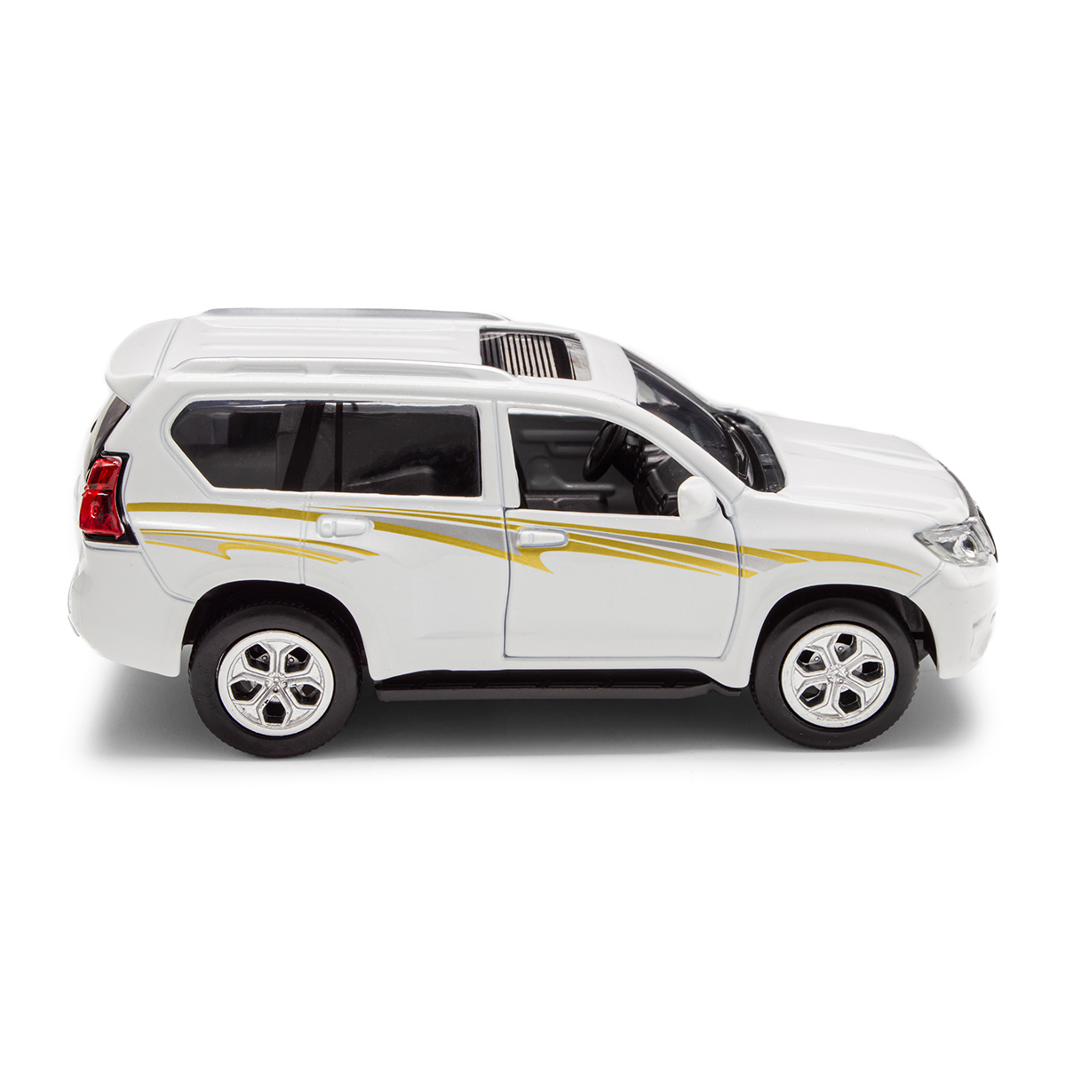Автомодель Toyota Prado металева 1:40 Біла — превʼю 12