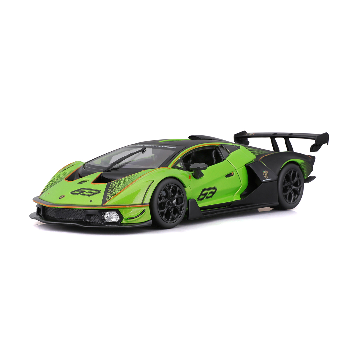 Колекційна автомодель Lamborghini Essenza SCV12 Bburago 1:24 Зелена — превʼю 1