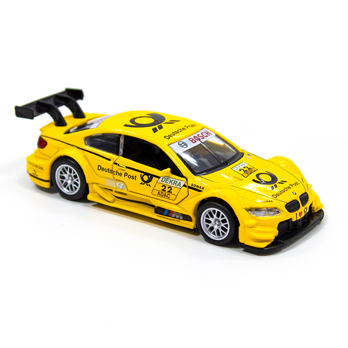Автомодель Techno Drive BMW M3 DTM металева жовта — превʼю 10