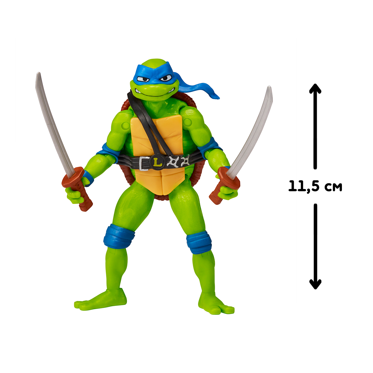 Ігрова фігурка TMNT Movie III Леонардо 11,5 см з аксесуарами — превʼю 2