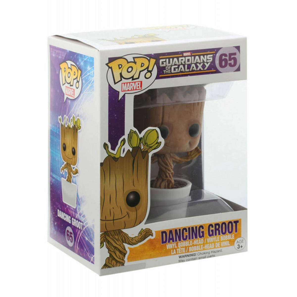Фігурка Грут (Groot) — Funko Pop — Guardians of the Galaxy Marvel Коричневий — превʼю 1
