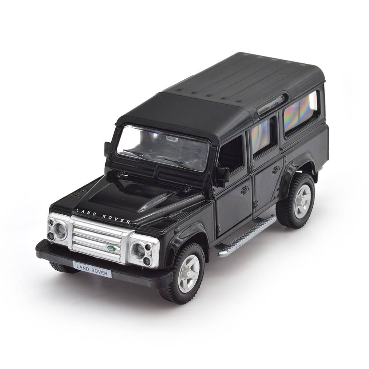 Автомодель Techno Drive Land Rover Defender 110 металева 1:32 Чорна — превʼю 1