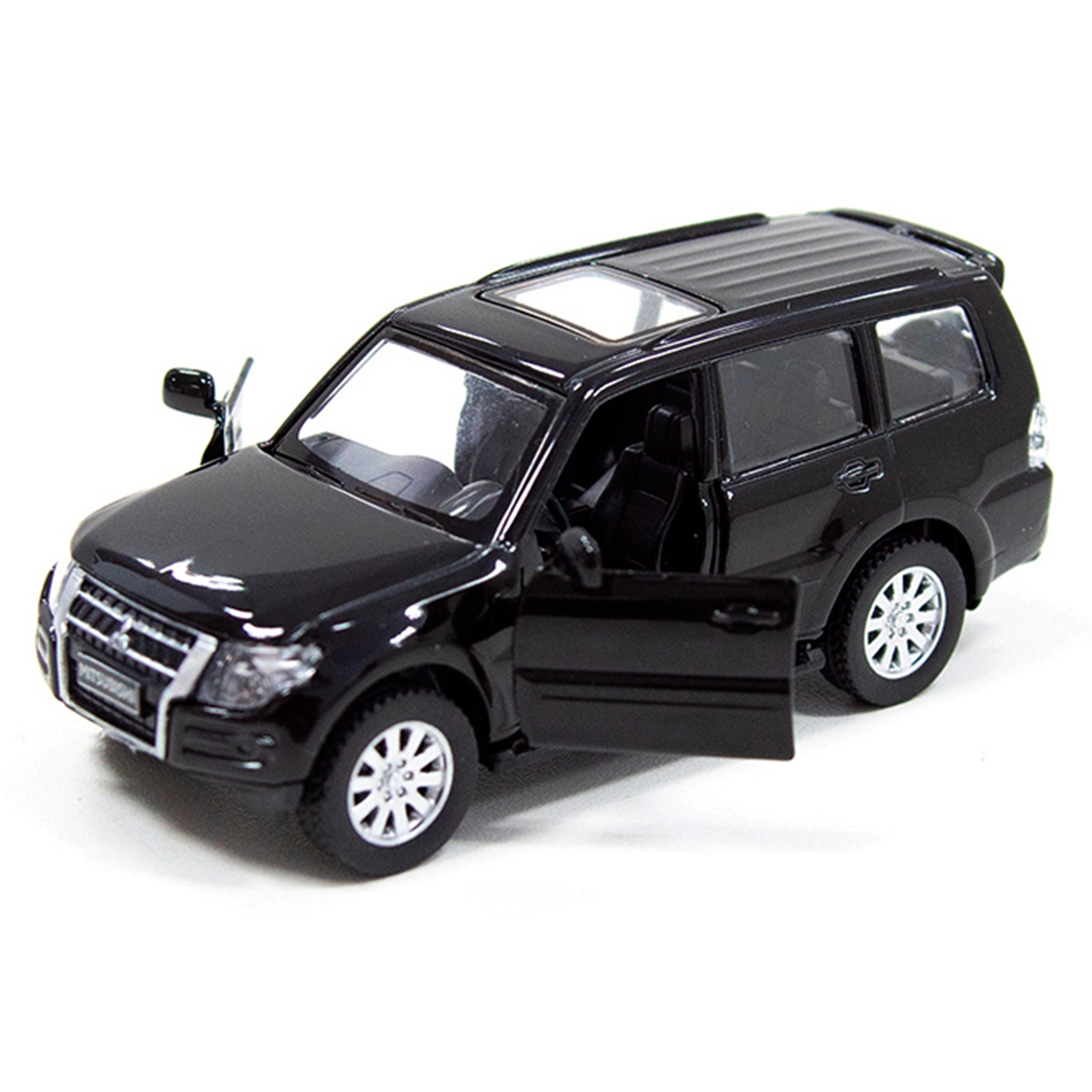 Автомодель Techno Drive Mitsubishi Pajero 4WD Turbo металева Чорна — превʼю 11