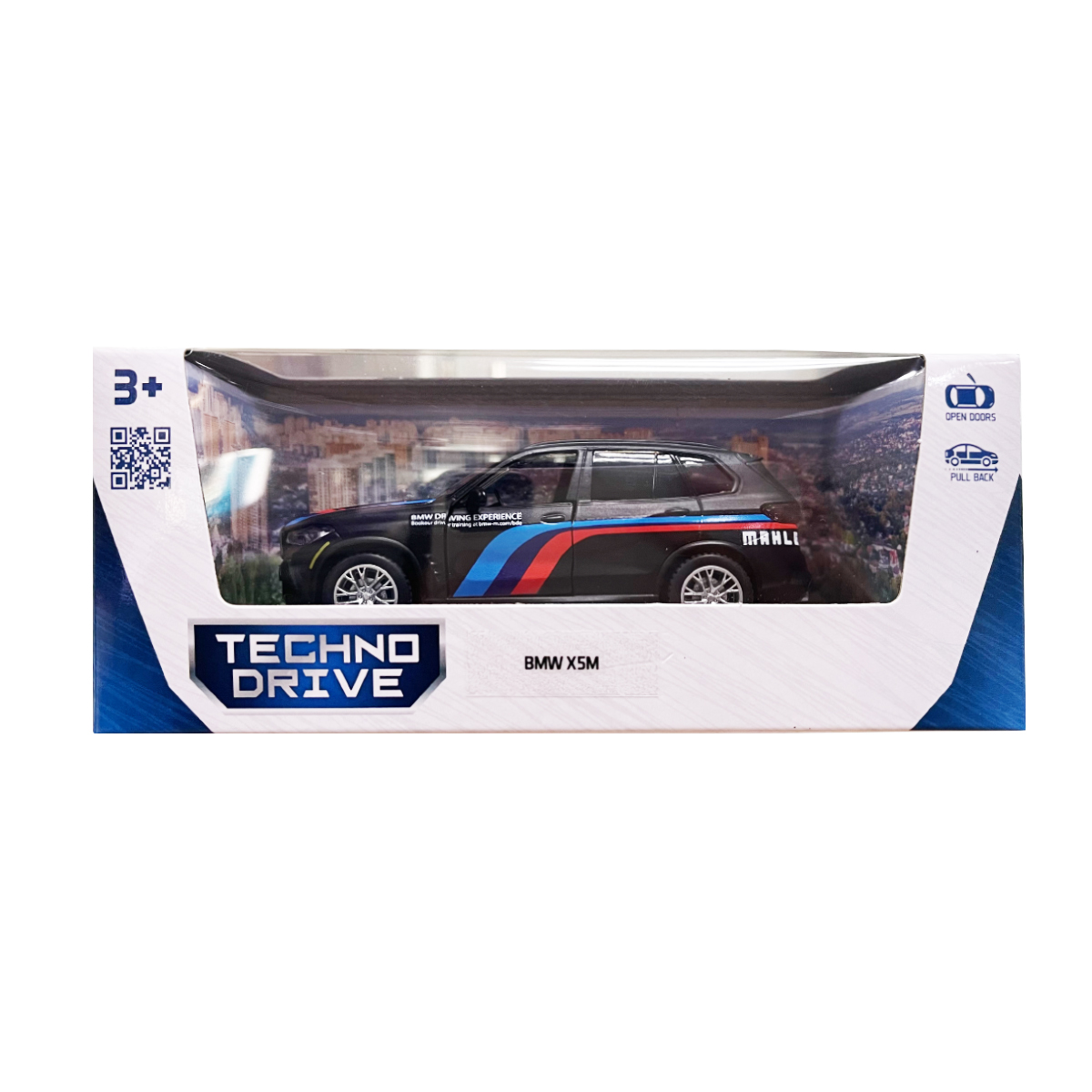 Автомодель Techno Drive BMW X5M металева 1:43 Чорна — превʼю 2
