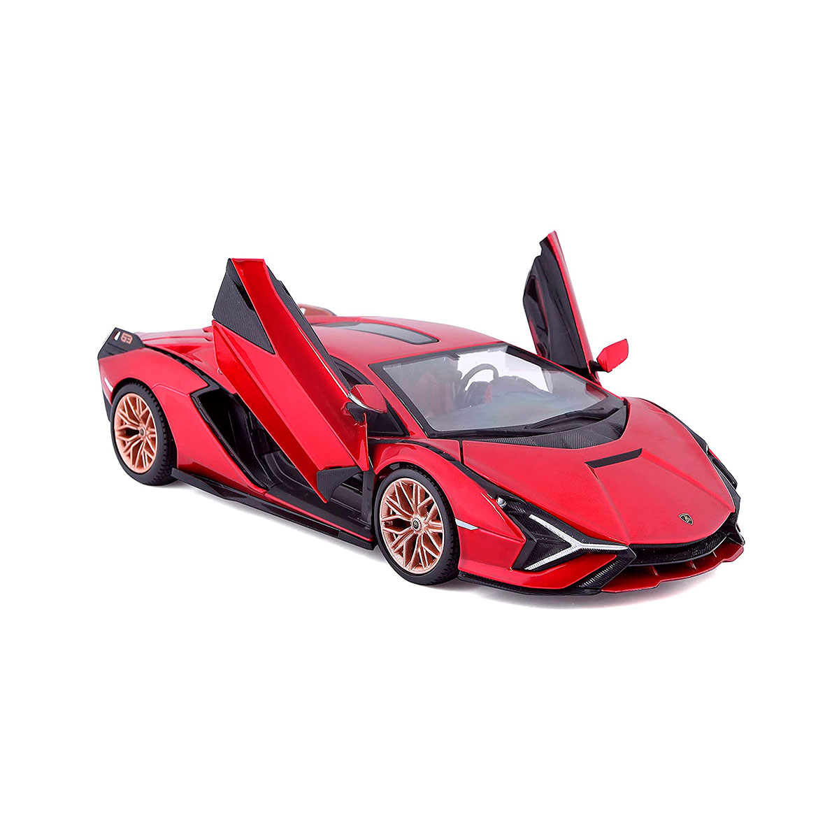 Автомодель Bburago Lamborghini Sian FKP 37 металева 1:24 — превʼю 8