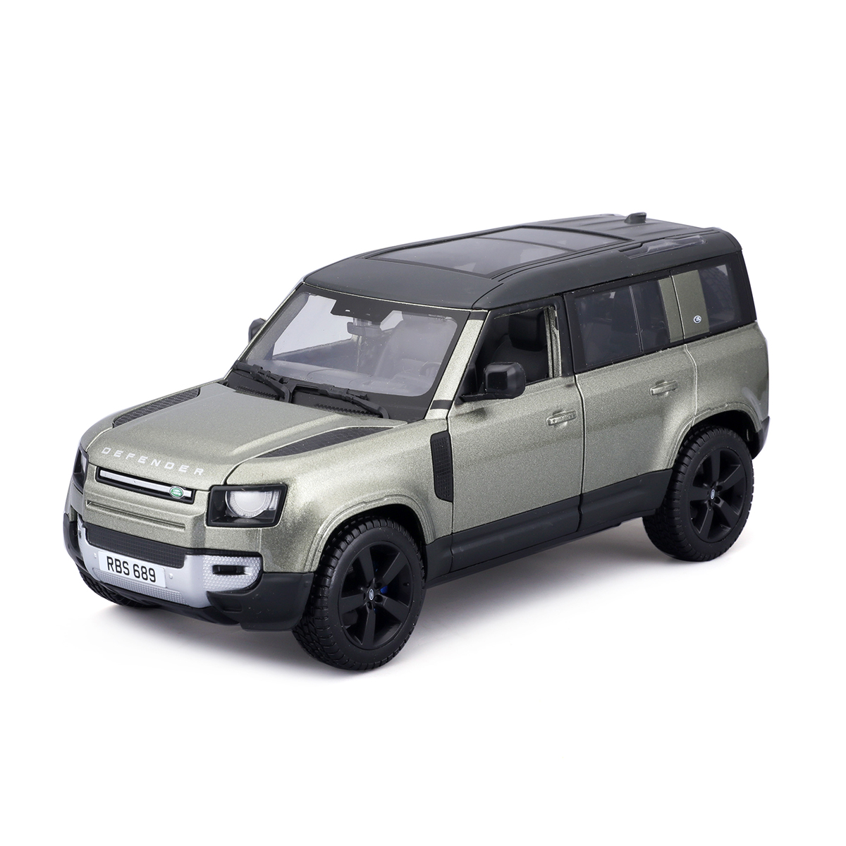 Автомодель Land Rover Defender 110 2022 Bburago 1:24 Зелений металік — превʼю 1