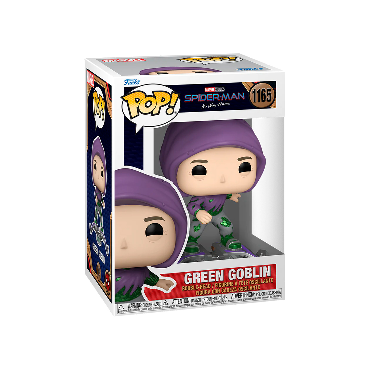 Колекційна ігрова фігурка Funko POP Spider-Man No Way Home Goblin 114 мм — превʼю 1