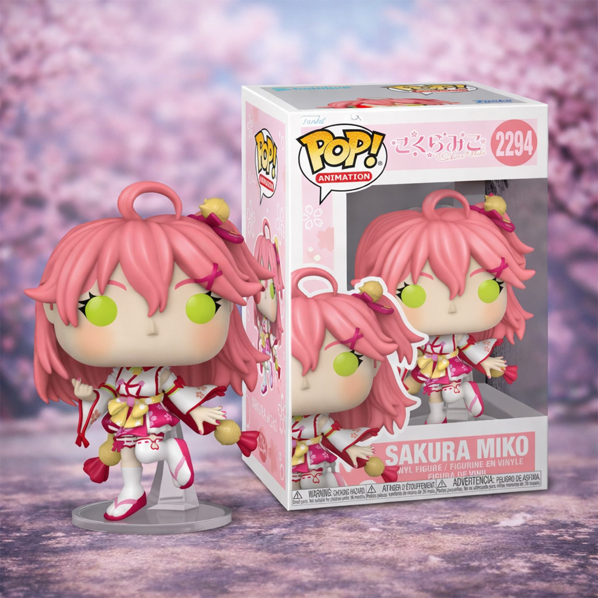 Колекційна ігрова фігурка Hololive - Sakura Miko Funko POP аніме персонаж — превʼю 3