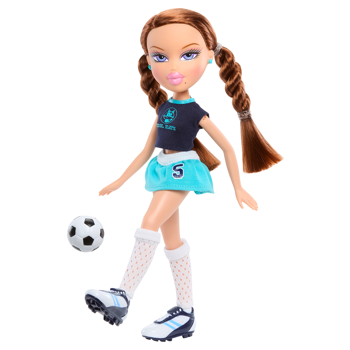 Ігровий набір Bratz Play Sportz Футболістка Роксі 29 см з аксесуарами — превʼю 4