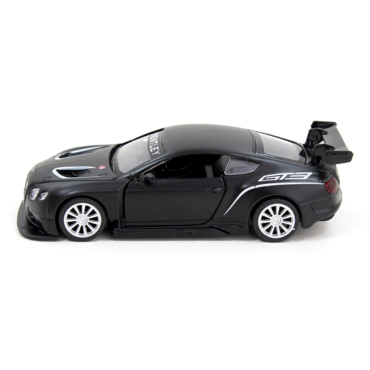 Автомодель Bentley Continental GT3 Techno Drive металева Матова чорна — превʼю 5
