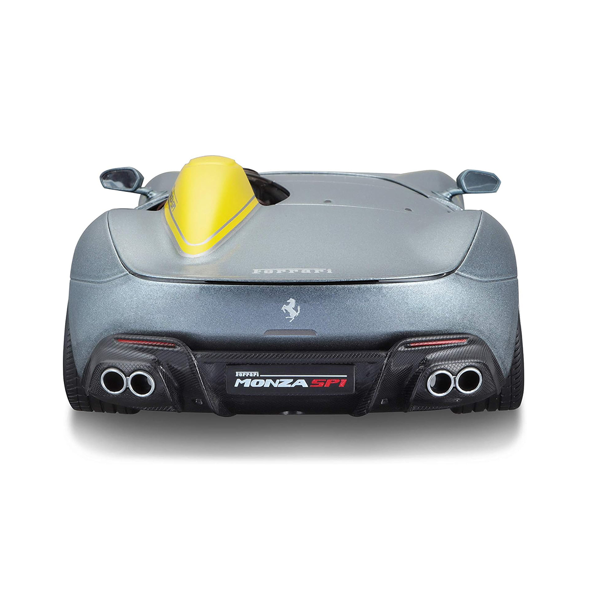 Колекційна модель Bburago Ferrari Monza SP1 1:18 сіра — превʼю 4