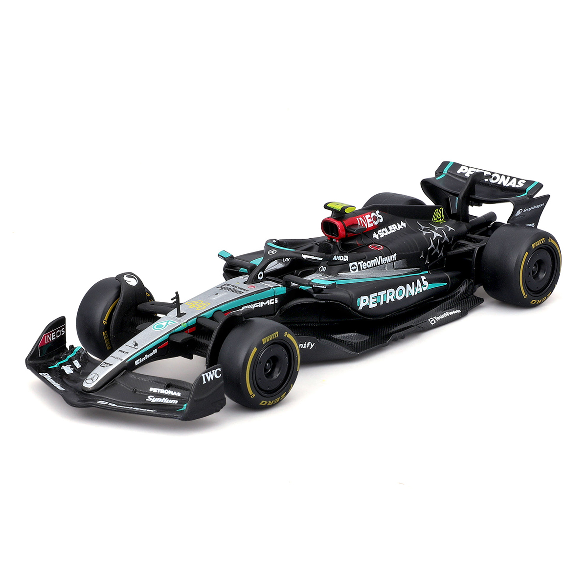 Колекційна модель Bburago Mercedes-AMG F1 W15 Performance 2024 1:43 — превʼю 4