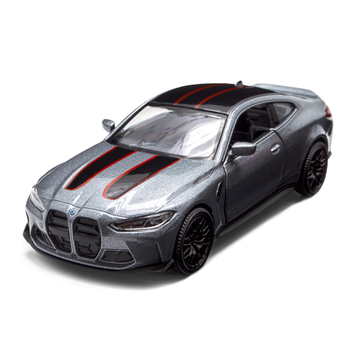 Автомодель BMW M4 CSL 2023 Techno Drive 1:38 металева Сіра — превʼю 1