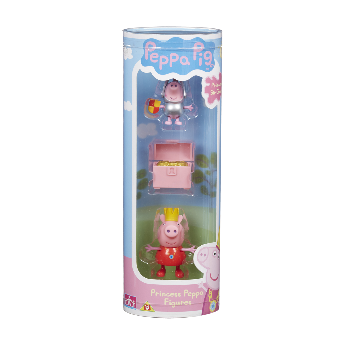 Набір фігурок Peppa Принцеса Пеппа та Сер Джордж зі скринею 2 шт — превʼю 2