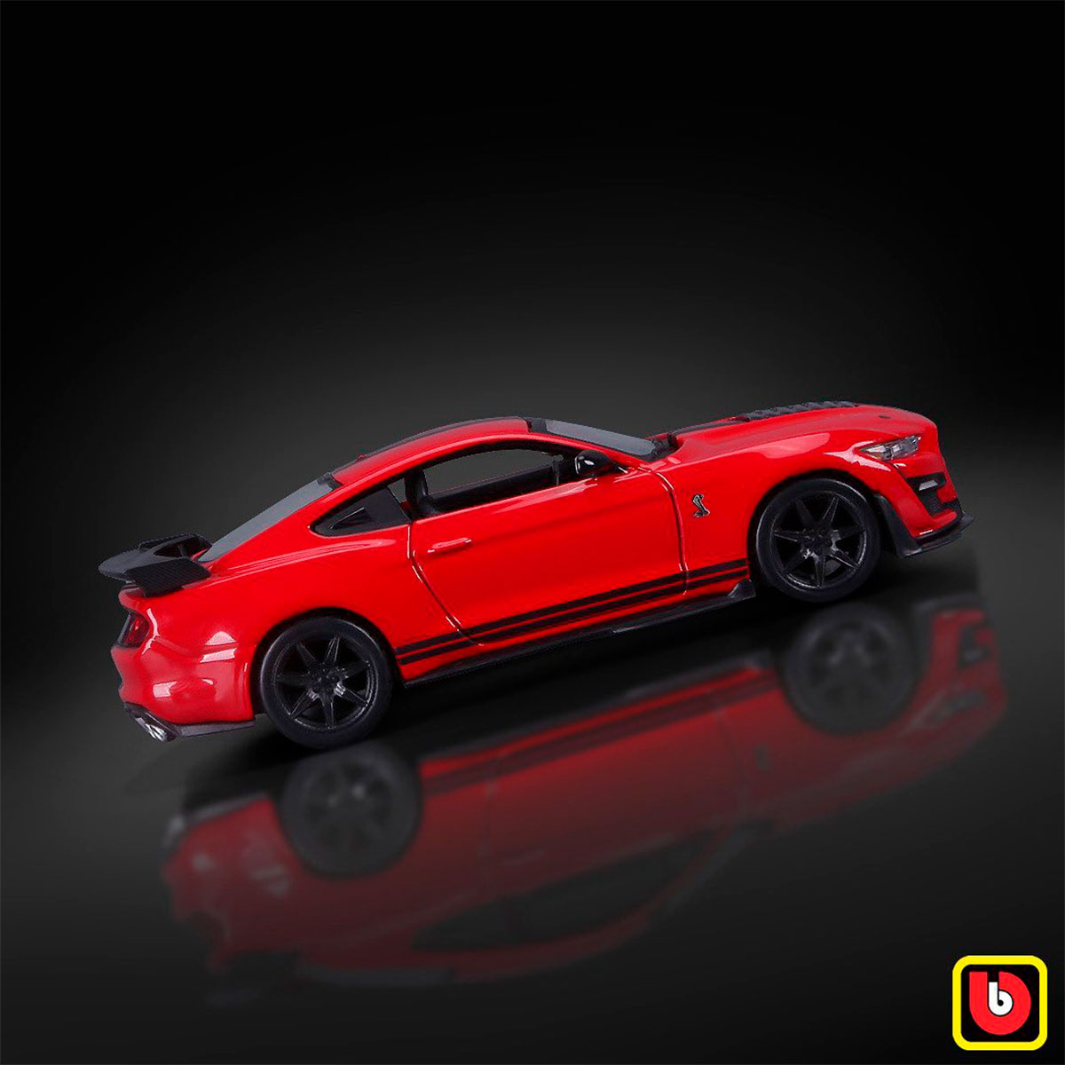 Автомодель Ford Shelby GT500 Bburago Street Fire 1:32 Червона — превʼю 5