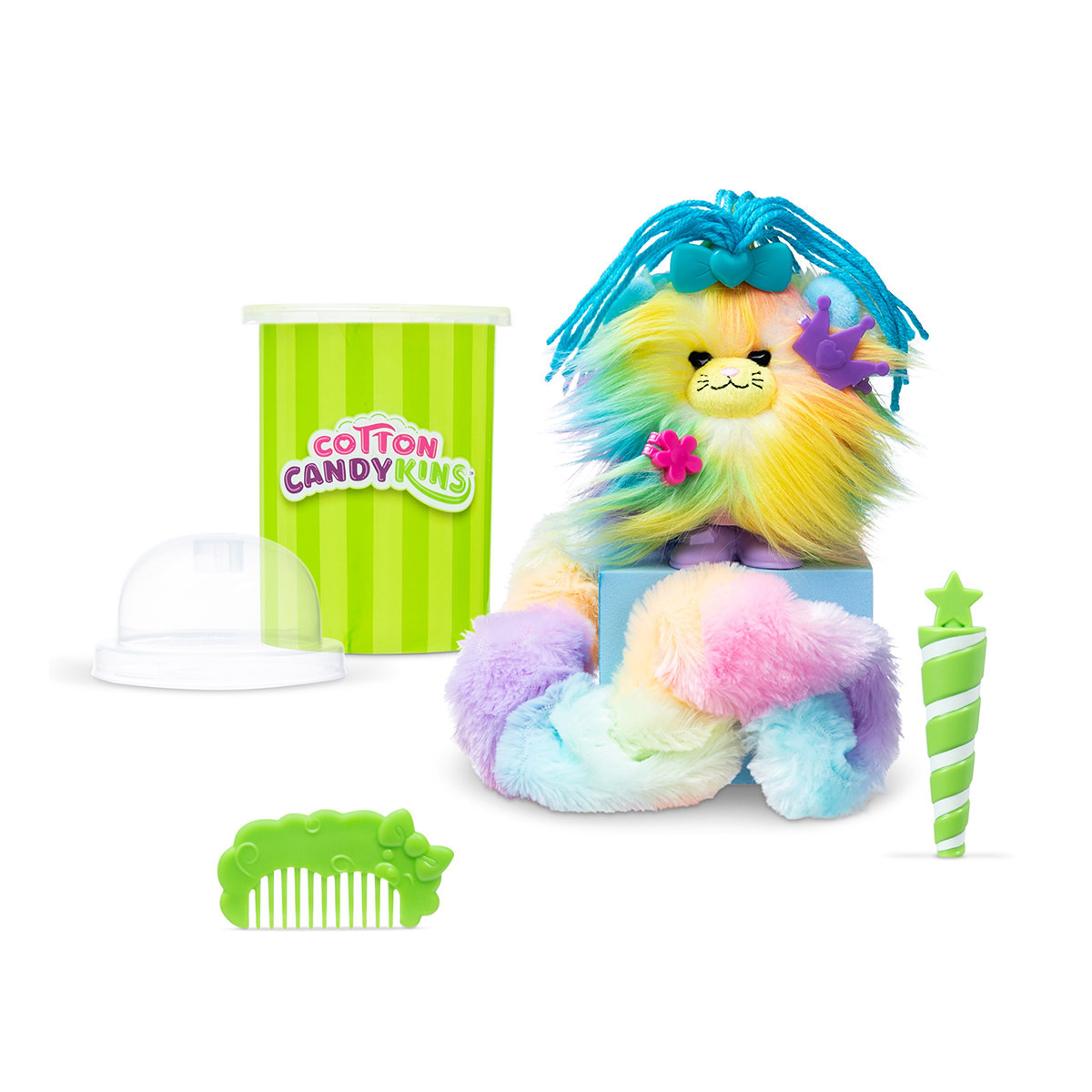 М'яка іграшка Cotton Candykins — Пухнастий улюбленець (Fluffy Pet) — 15 см — превʼю 3