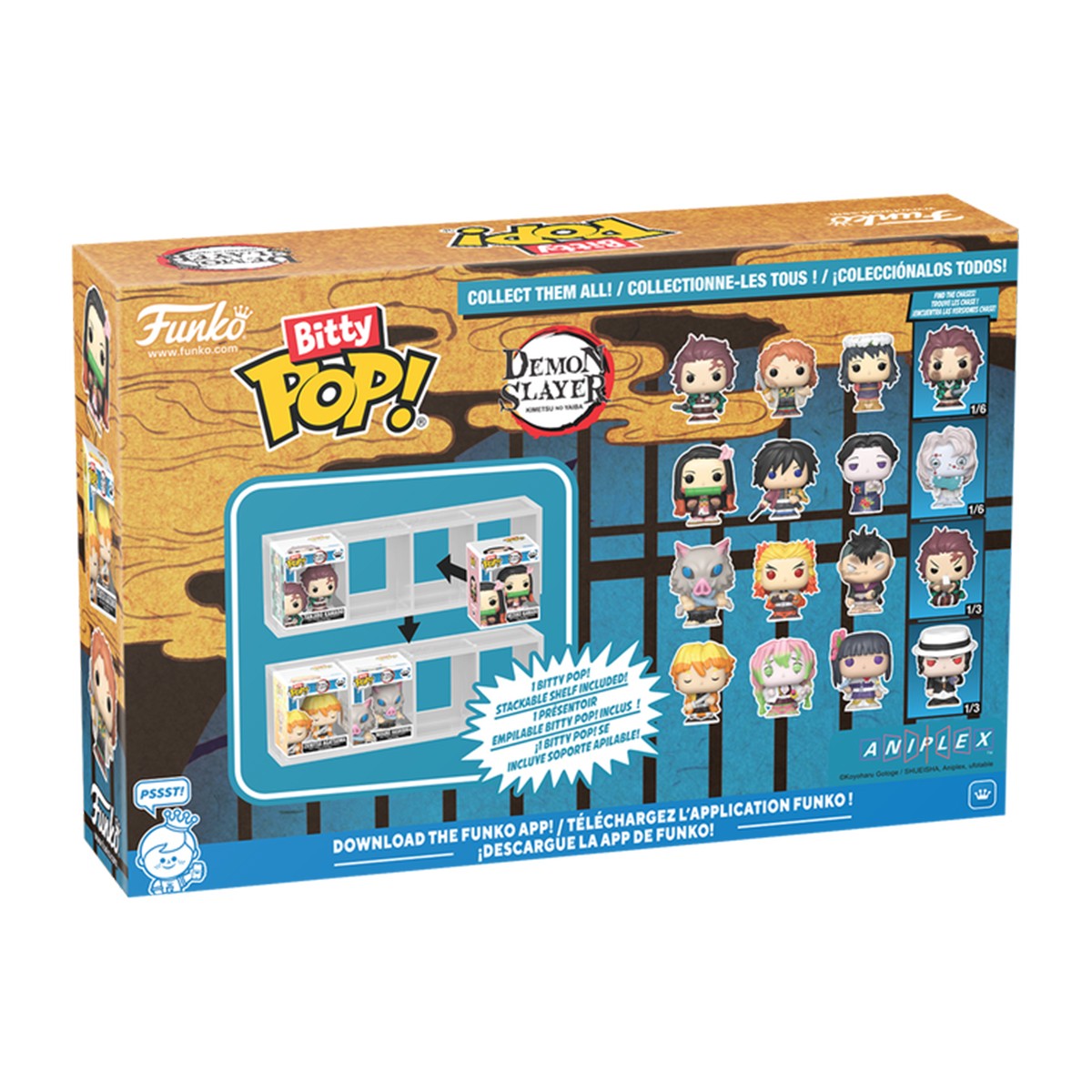 Набір колекційних фігурок Вбивця демонів Demon Slayer Funko Bitty POP 4 шт — превʼю 6