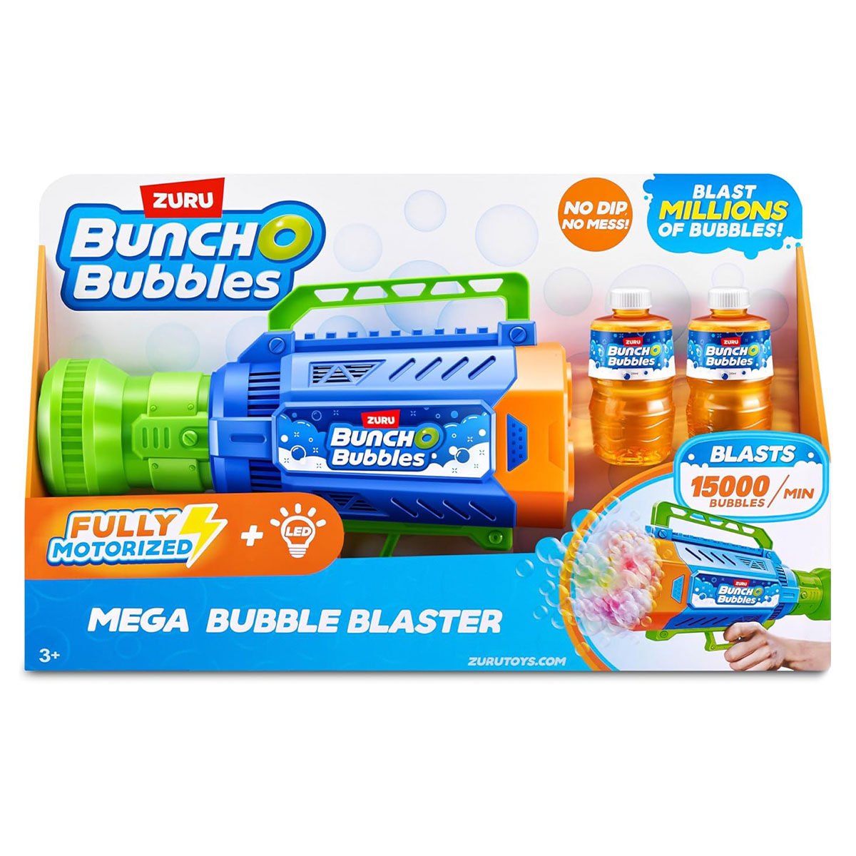Ігровий набір Bunch O Bubbles Бластер для мильних бульбашок з LED підсвіткою — превʼю 9