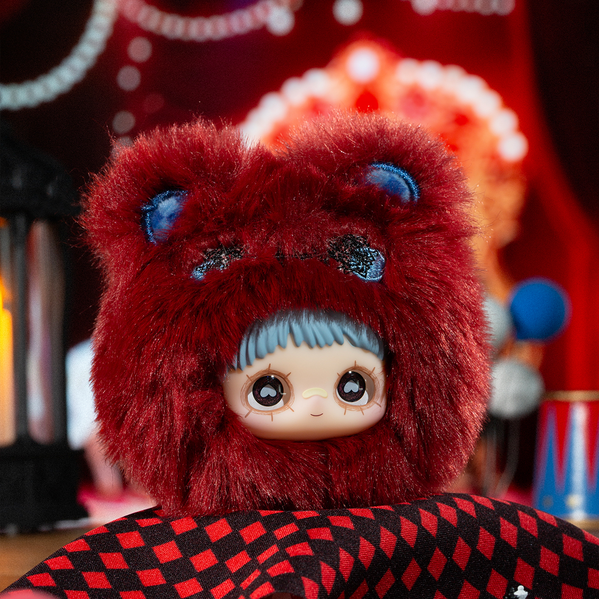 М'яка іграшка POP TOP Hi TOY – MayMei Шалений цирк – Кільце – Кольорова — превʼю 17