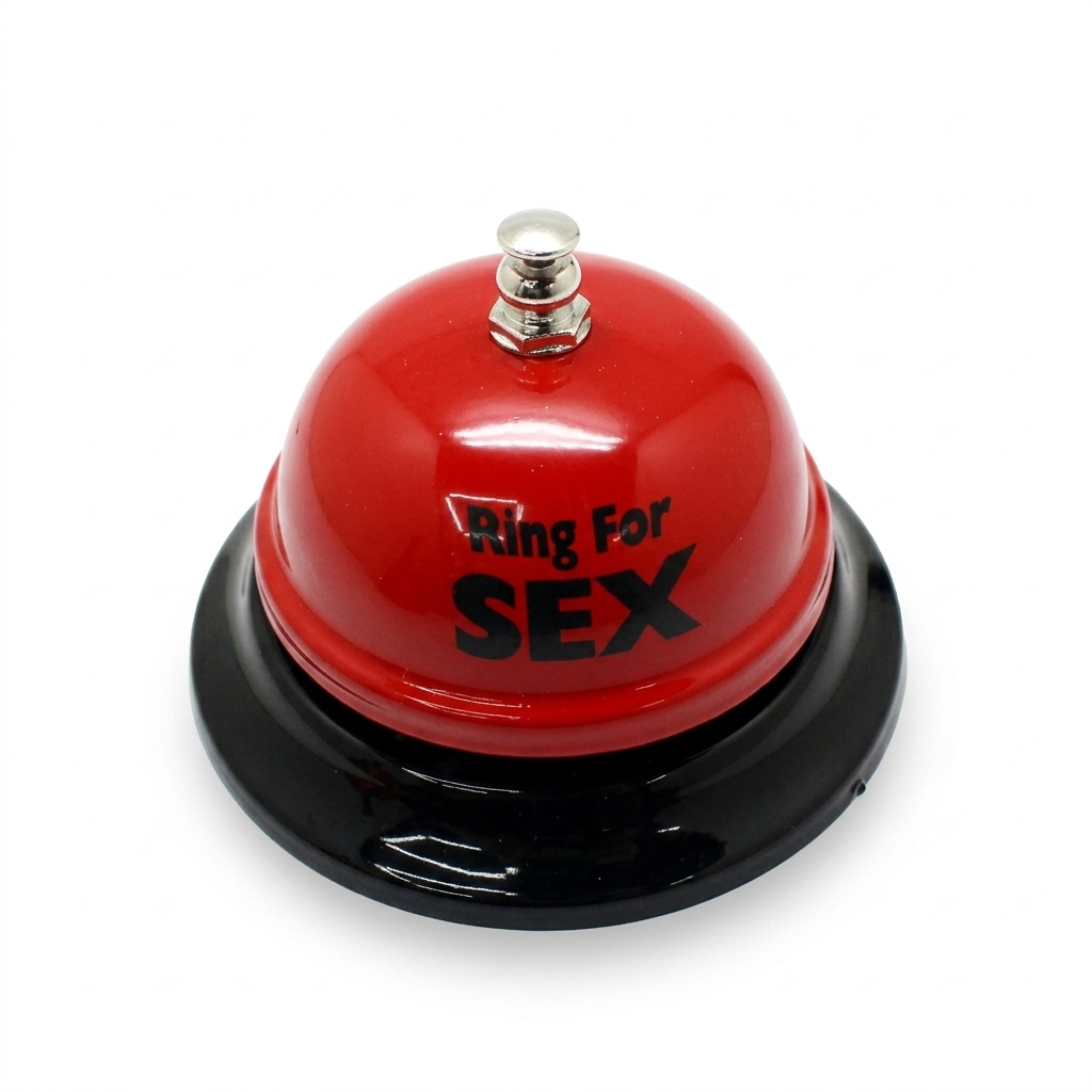 Ring for SEX дзвінок настільний для інтимних ігор Червоний