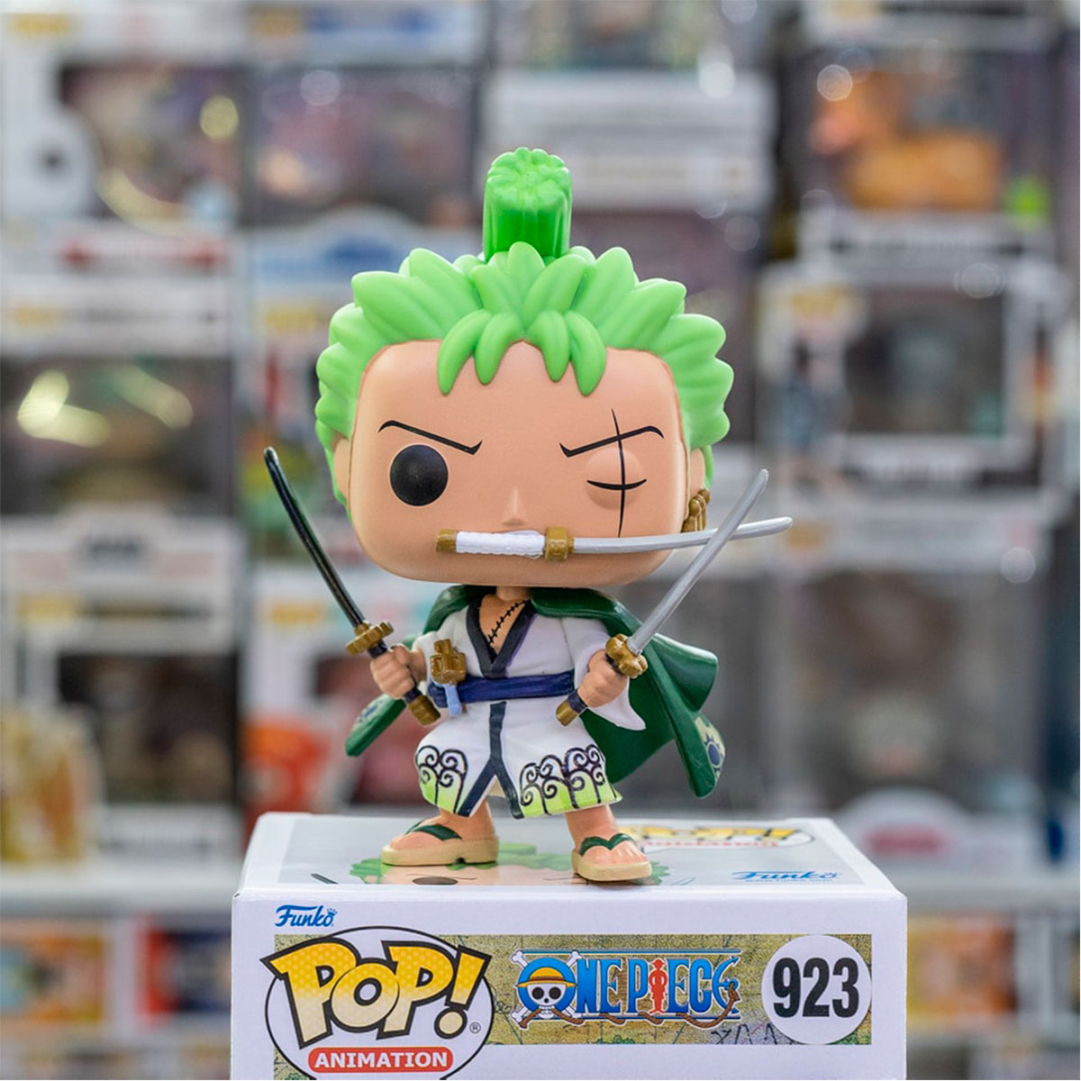 Ігрова фігурка Колекційна Funko POP Roronoa Zoro One Piece Аніме Багатоколірна — превʼю 6