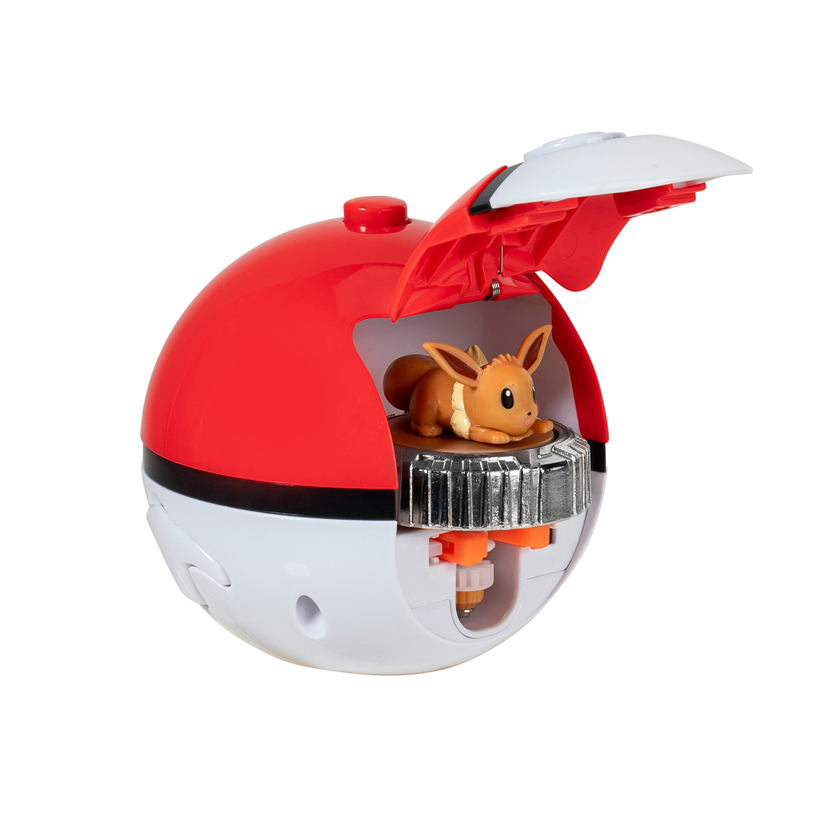 Ігровий набір Pokemon з фігуркою Іві та пусковим покеболом Jazwares Brown — превʼю 3