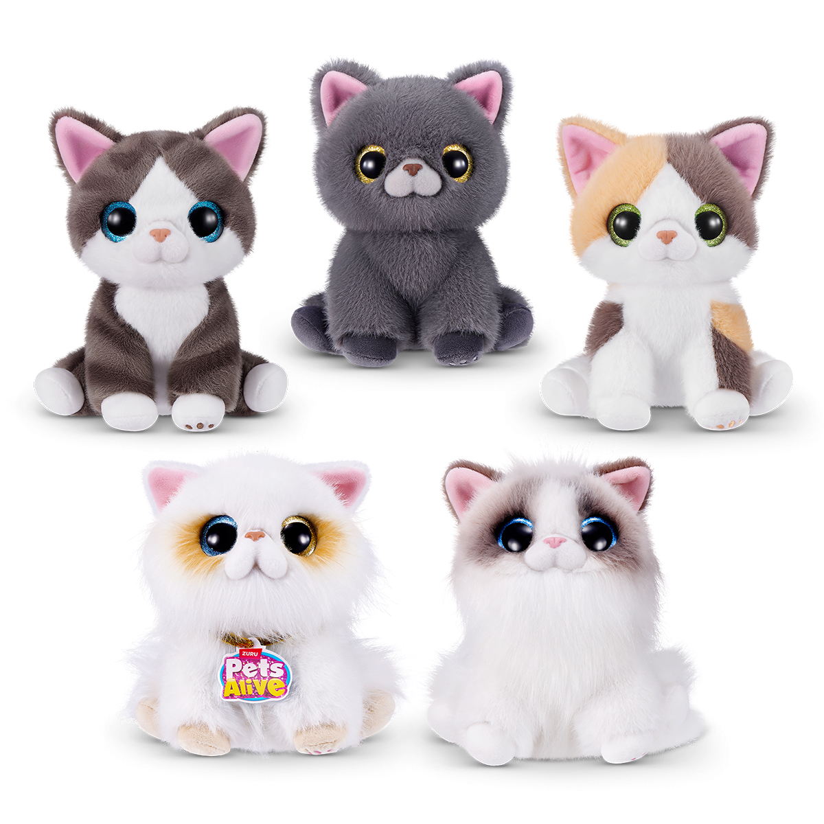 Інтерактивна іграшка Pets Alive S2 Грайливі кошенята 16x13 см Різнокольоровий — превʼю 10