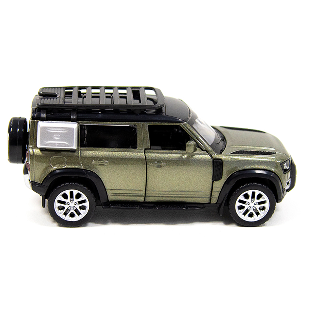 Автомодель Land Rover Defender 110 Techno Drive металева Зелена — превʼю 9
