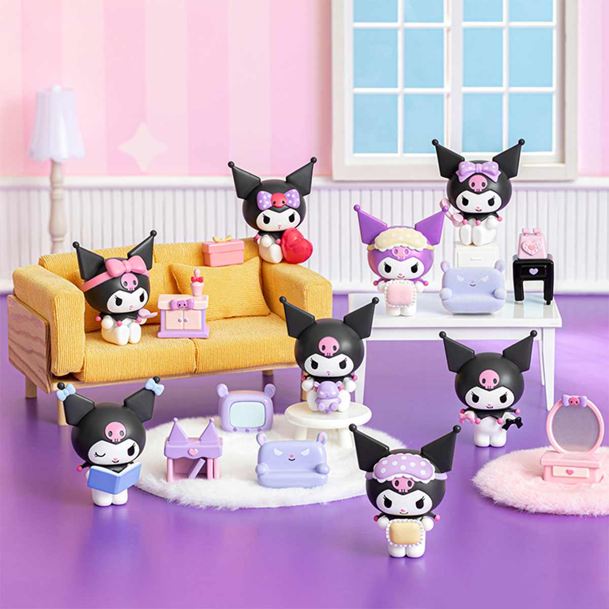 Фігурка-сюрприз Sanrio Pop Top — Куромі Kuromi — 6 см — Святковий настрій — превʼю 8
