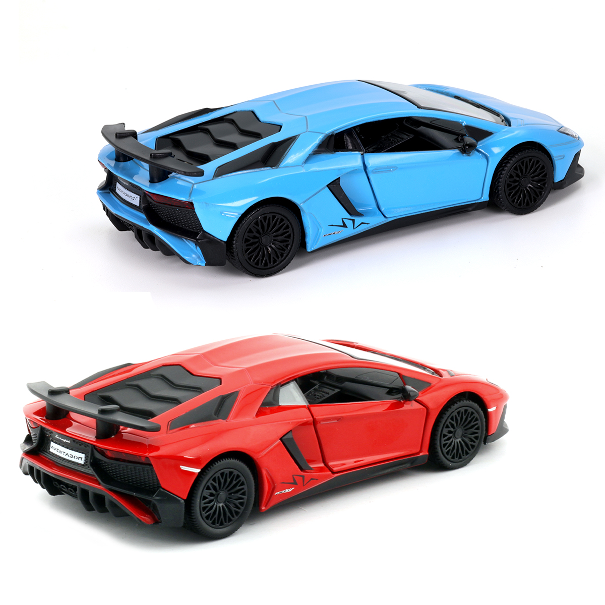 Автомодель Lamborghini Aventador Techno Drive металева 12 см Червона — превʼю 5
