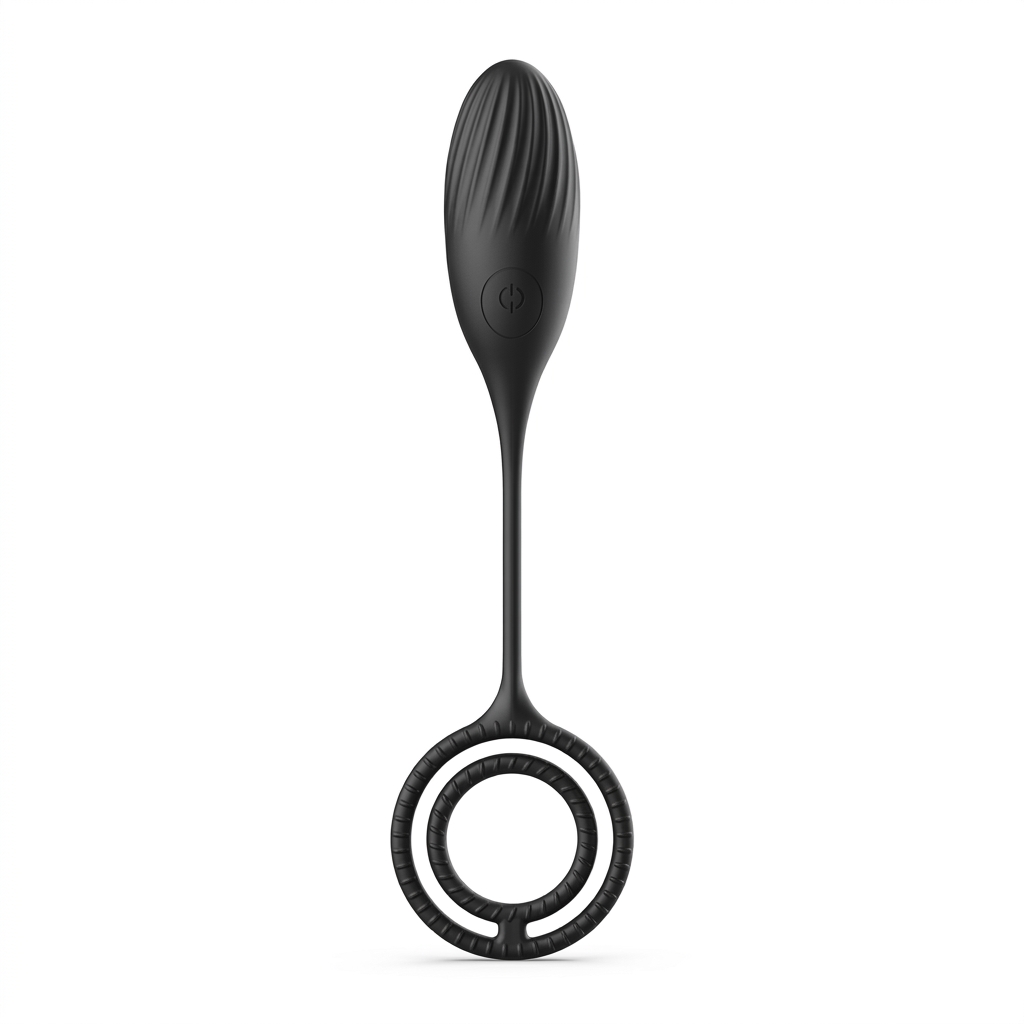 Вібратор Kinky 3 в 1: ерекційне кільце з масажером простати, вібратор для пар, віброяйце (без пульту ДК)