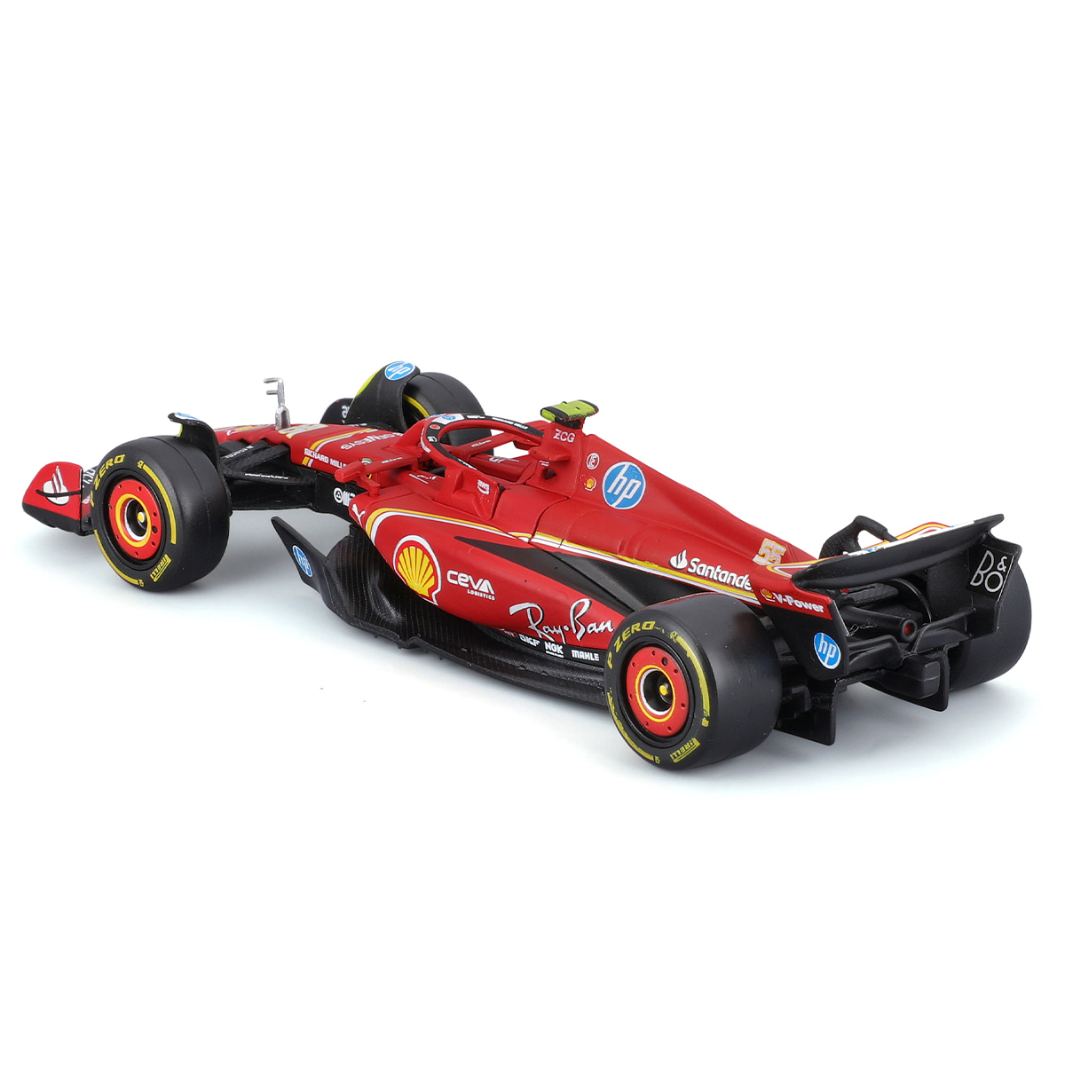 Автомодель Ferrari SF-24 Racing Bburago 1:43 Червона — превʼю 10
