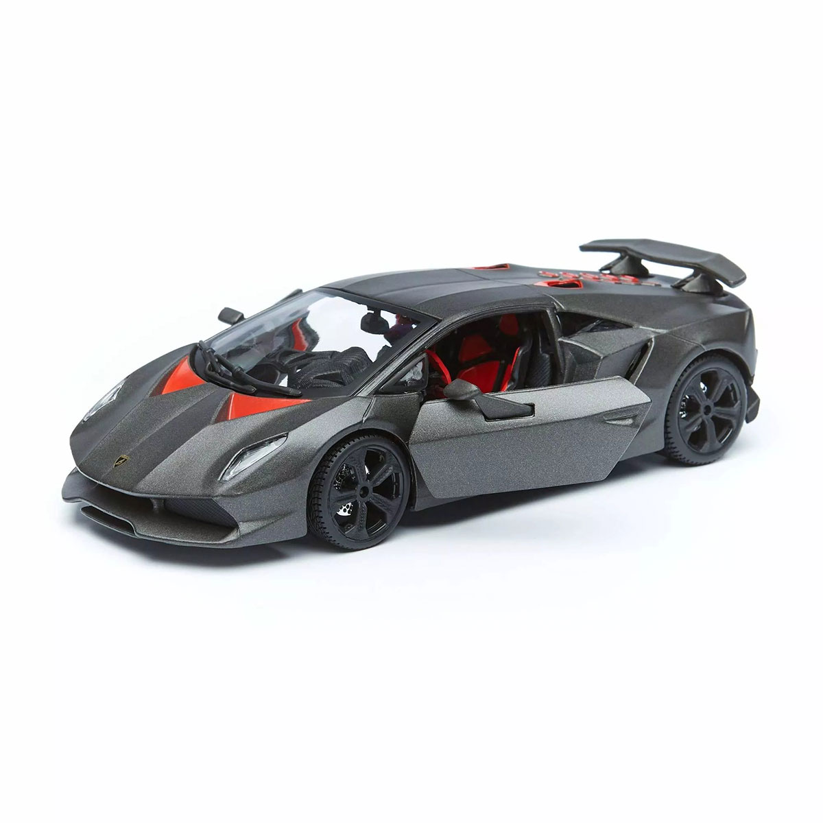 Автомодель Bburago Lamborghini Sesto Elemento 1:24 сірий металік — превʼю 4