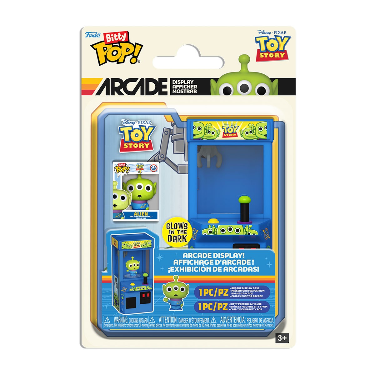 Ігровий набір Bitty POP Arcade Історія іграшок Прибулець Funko 8,9 см