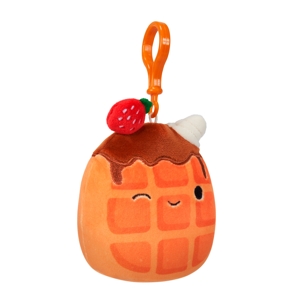 М'яка іграшка на кліпсі Squishmallows – Вафелька Вівер (Waverly) – 9 cm — превʼю 6