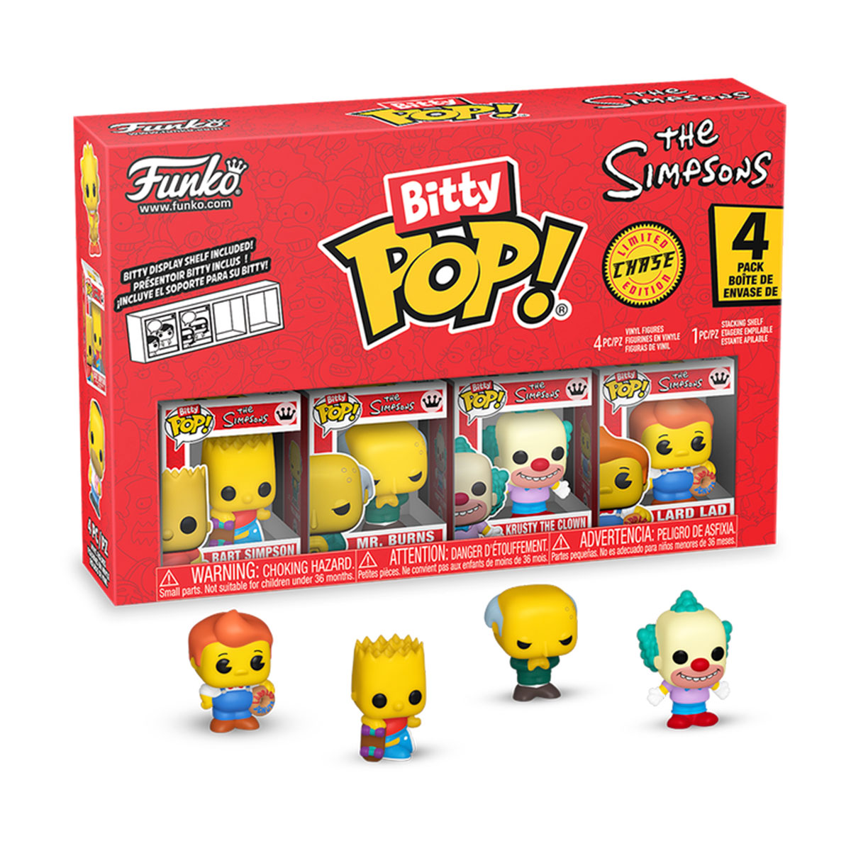Фігурка Funko Bitty Pop — Сімпсони Барт (Bart Simpson) — 2,5 см в асортименті — превʼю 1