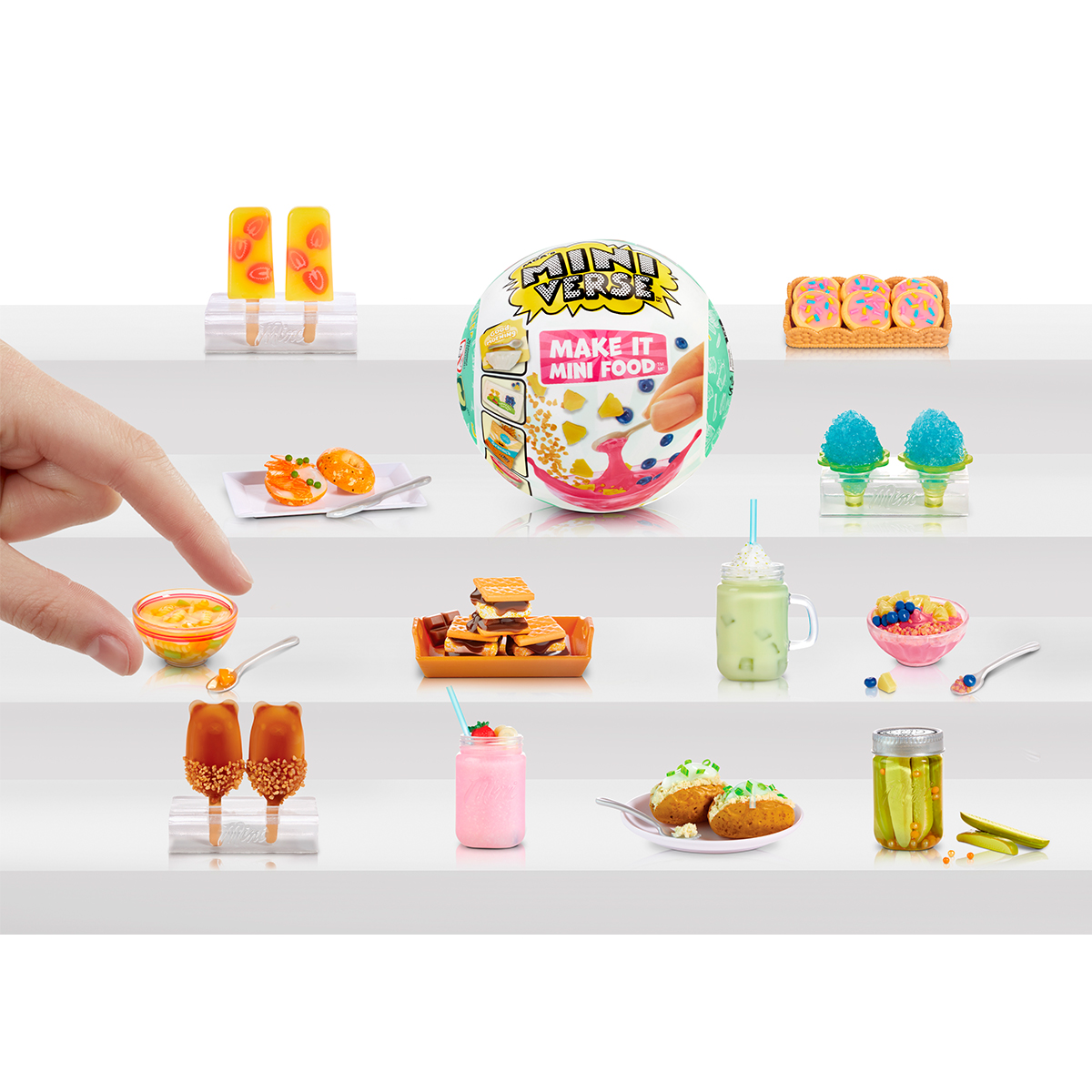 Ігровий набір Miniverse Mini Food 3 Створи кафе дитячий з інгредієнтами — превʼю 9