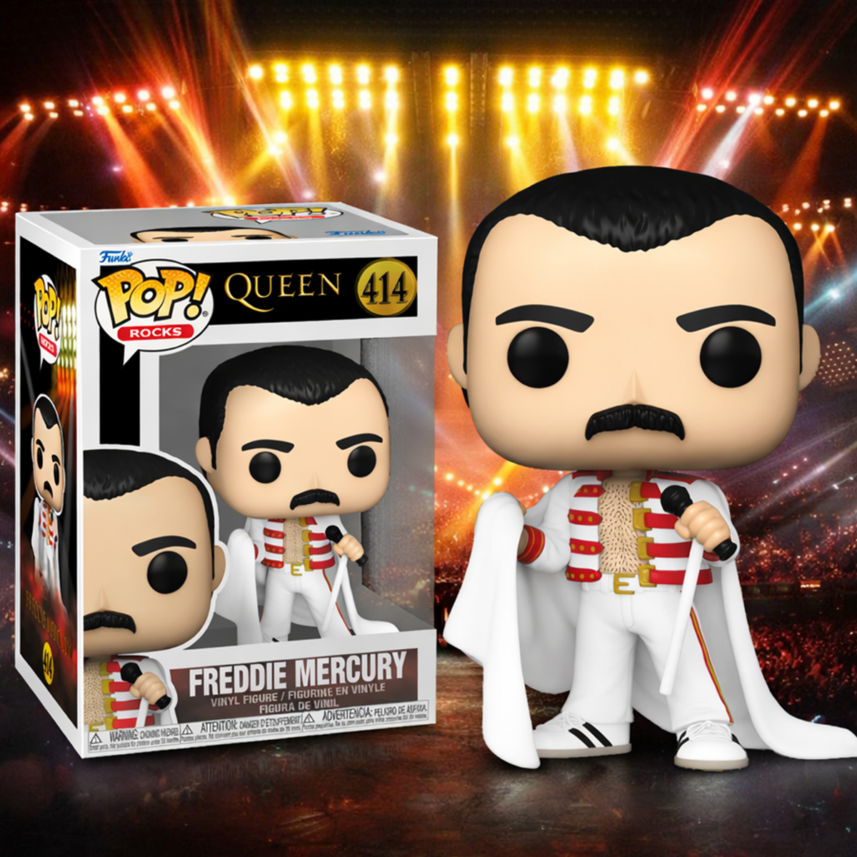 Колекційна фігурка Funko POP Queen - Freddie Mercury музична серія — превʼю 3