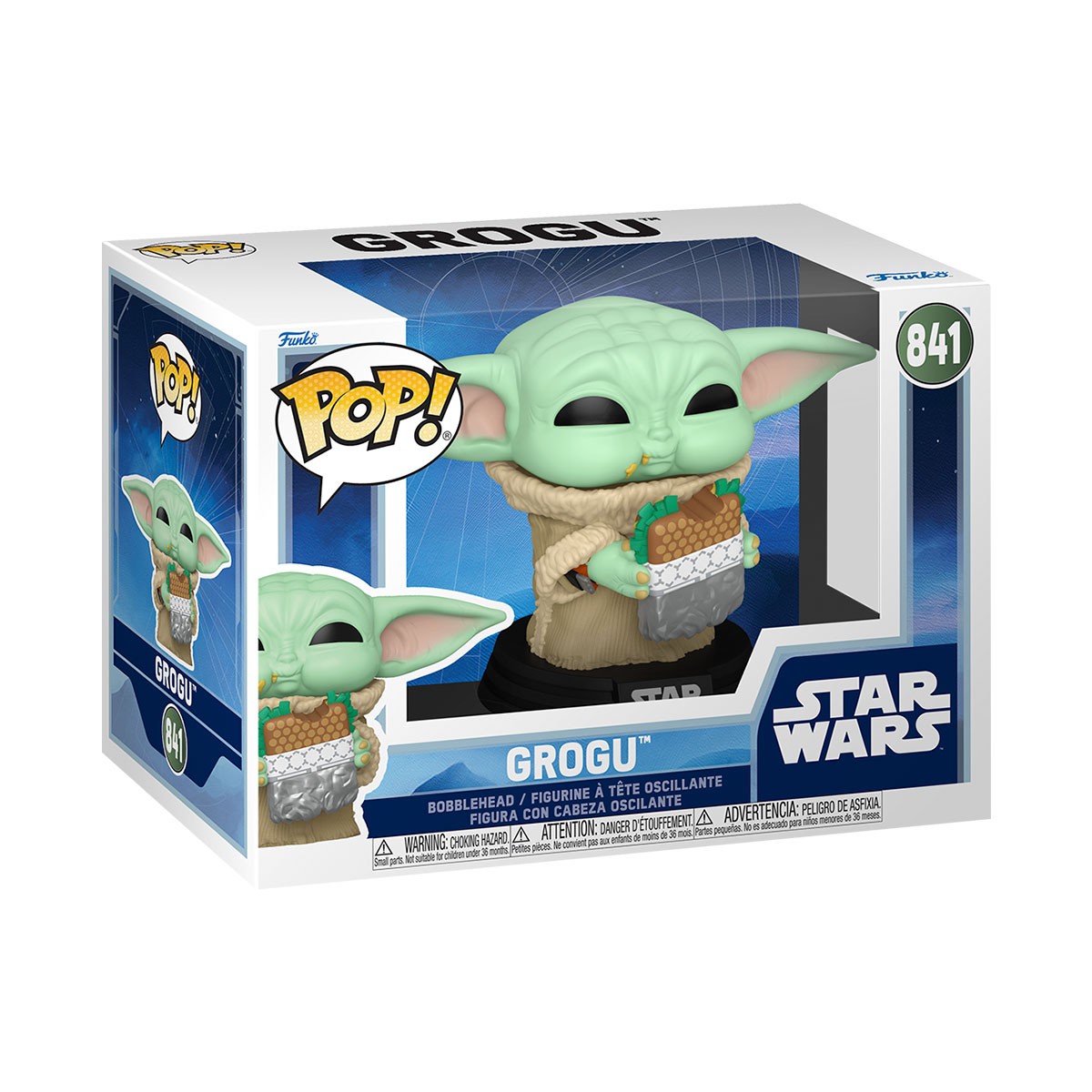 Фігурка Funko POP! Мандалорець Ґроґу із сендвічем 9,1 см