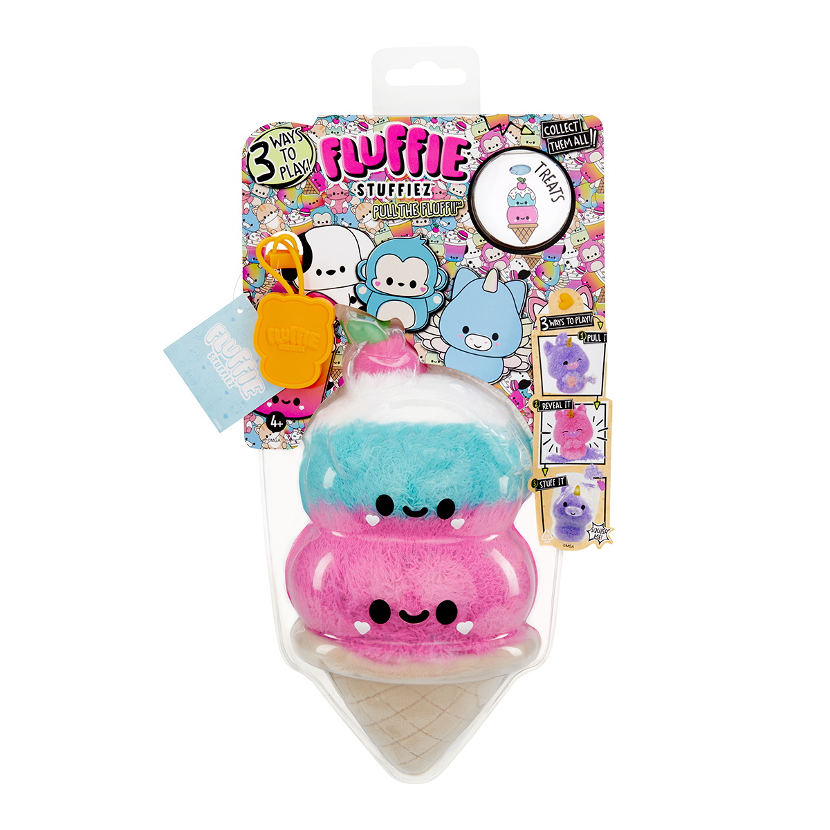 М'яка іграшка-антистрес Fluffie Stuffiez – Морозиво (Ice Cream) – Small Plush